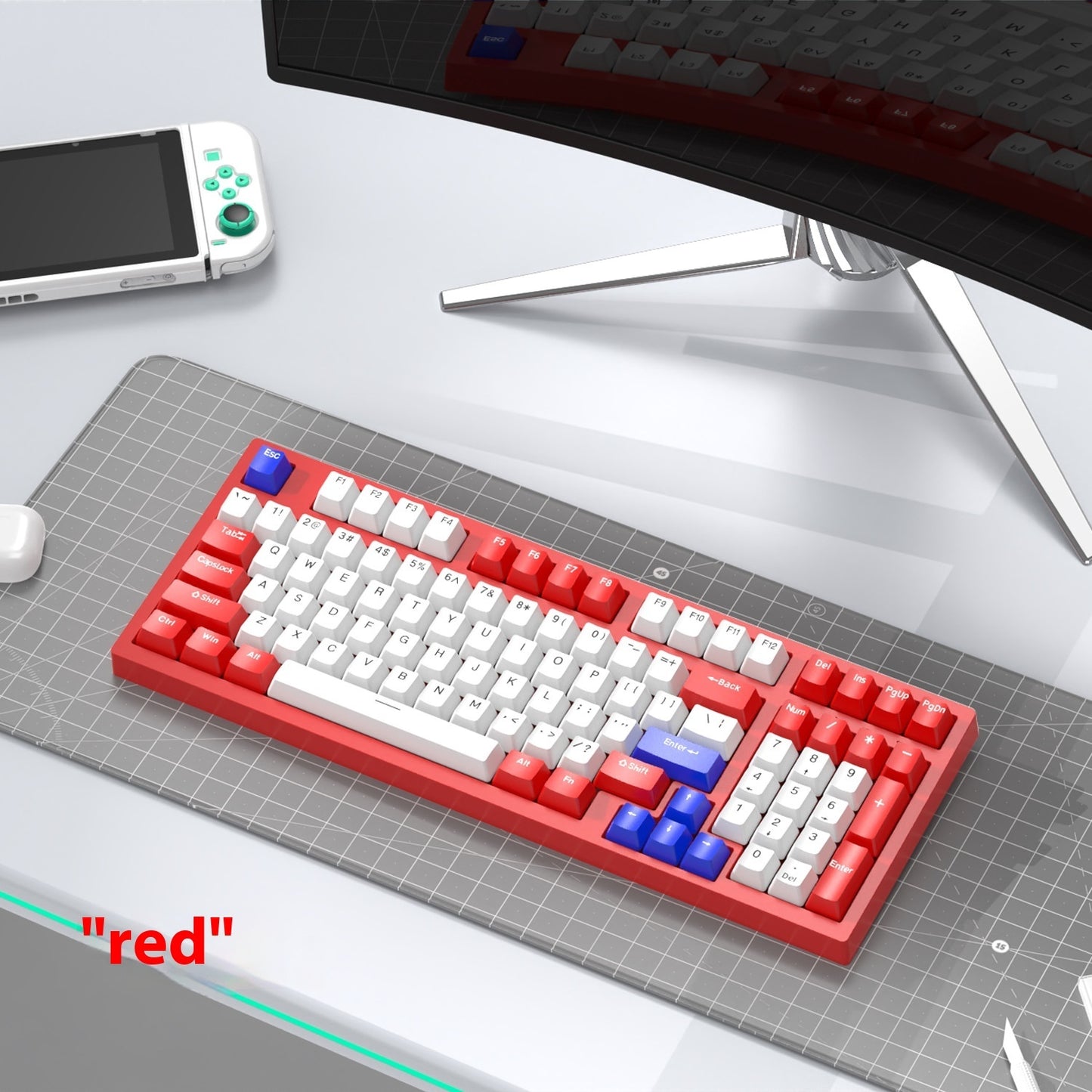 Mechanical Keyboard Customized Three-mold Machinery Key Mouse Suit