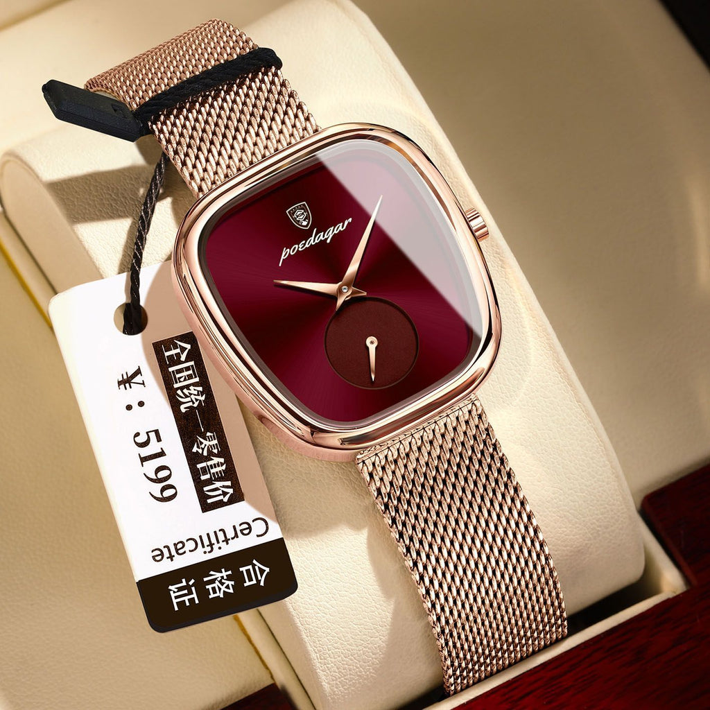 Temperament Korean Style Advanced Waterproof Net Red Watch For Women