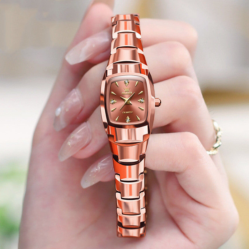 Tungsten Steel Quartz Watch Women's Watch Fashion