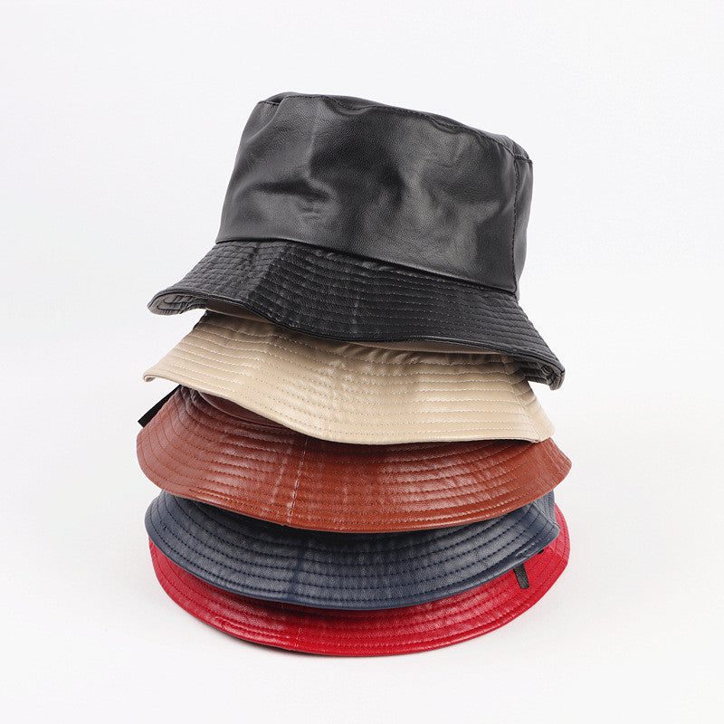Men's And Women's Fashionable And Versatile Leather Hat