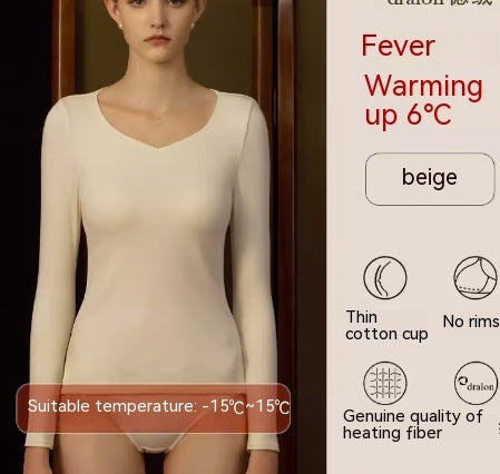 Self-heating Autumn Coat Base With Chest Pad Muscle Base