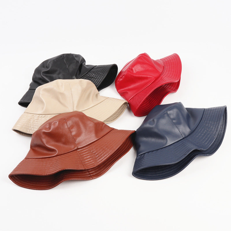 Men's And Women's Fashionable And Versatile Leather Hat