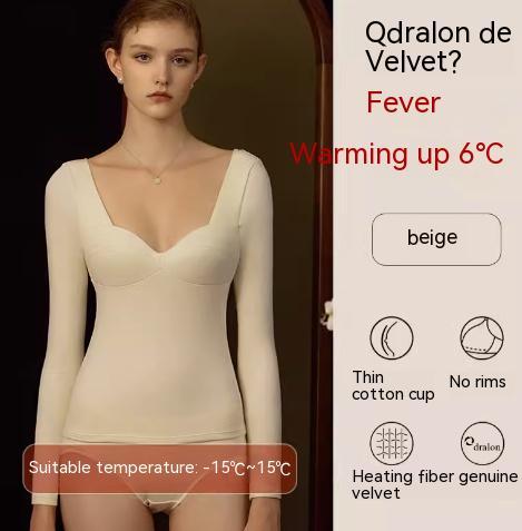 Self-heating Autumn Coat Base With Chest Pad Muscle Base