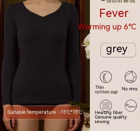 Self-heating Autumn Coat Base With Chest Pad Muscle Base